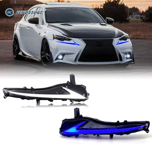 HCMOTIONZ Car LED Day Running Lights for Lexus IS250 300h 350 f 2017